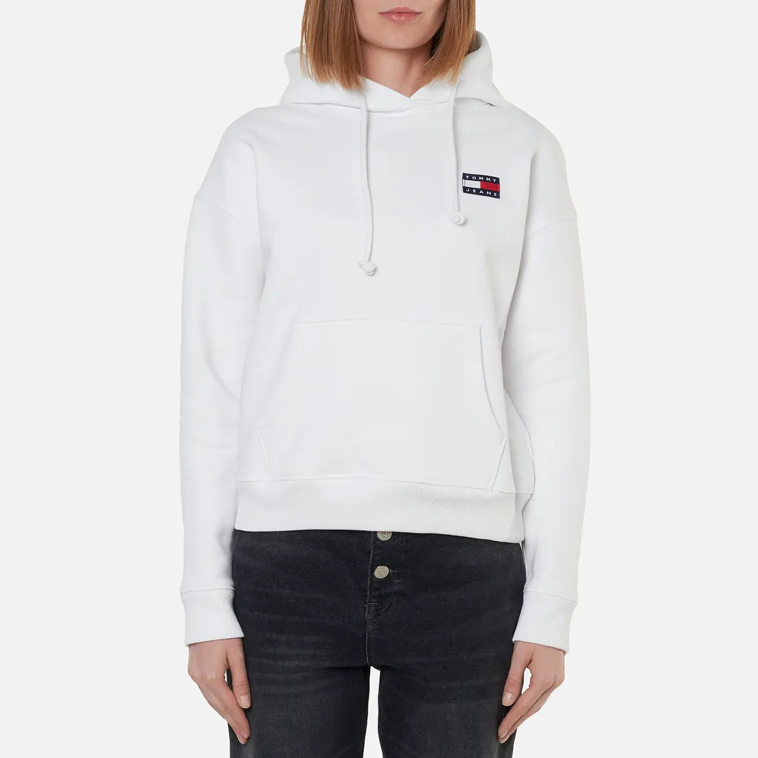 Tommy Jeans Женская толстовка Tommy Badge Organic Cotton Hoodie