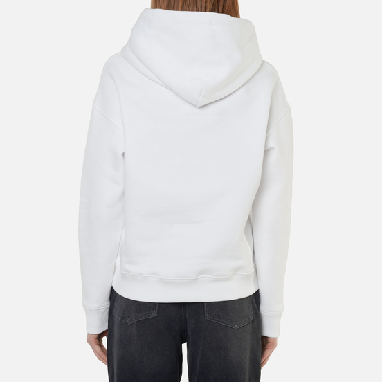 Женская толстовка Tommy Jeans Tommy Badge Organic Cotton Hoodie White