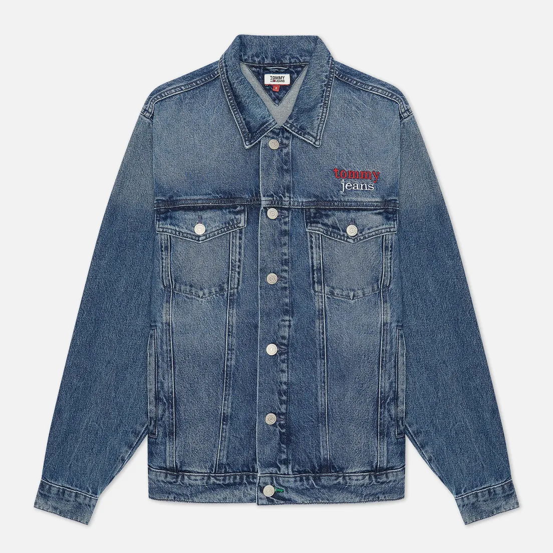 Tommy Jeans Женская джинсовая куртка Denim Oversized Fit Trucker