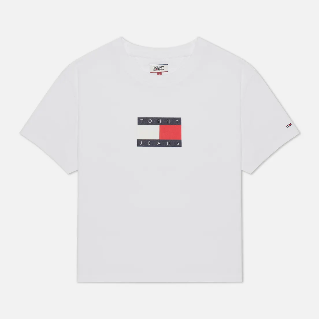 Tommy Jeans Женская футболка Organic Cotton Cropped Fit