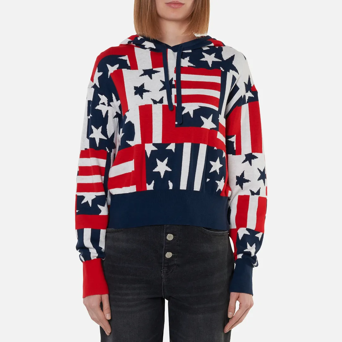 Tommy Jeans Женская толстовка Stars And Stripes Oversized Fit