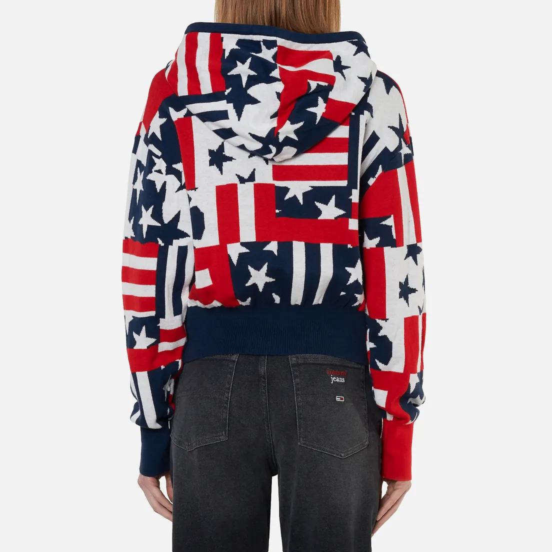 Tommy Jeans Женская толстовка Stars And Stripes Oversized Fit
