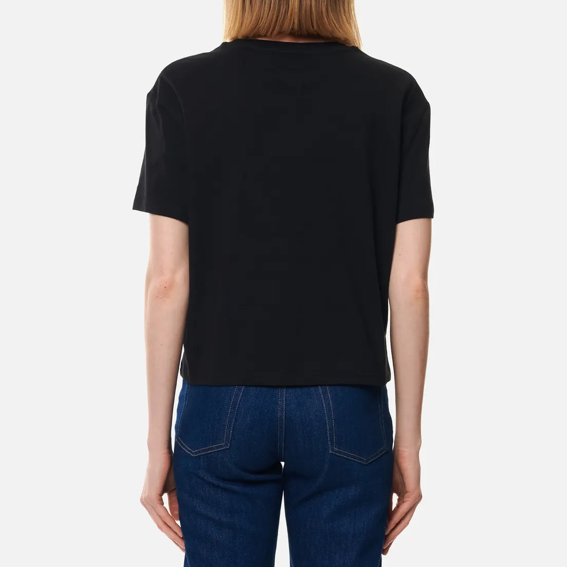 Tommy Jeans Женская футболка Organic Cotton Modern Linear Logo