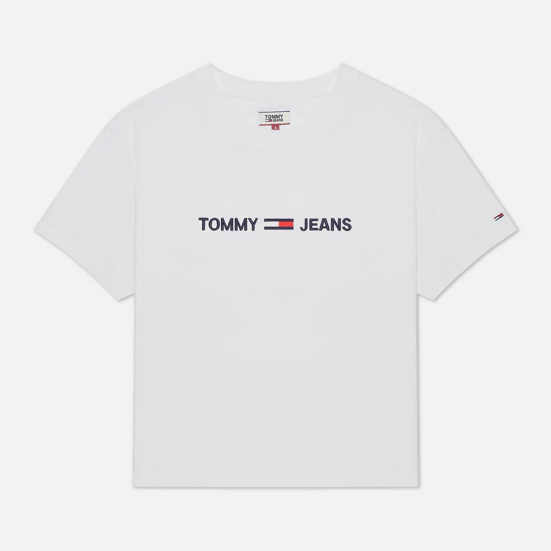 Tommy Jeans Женская футболка Organic Cotton Modern Linear Logo
