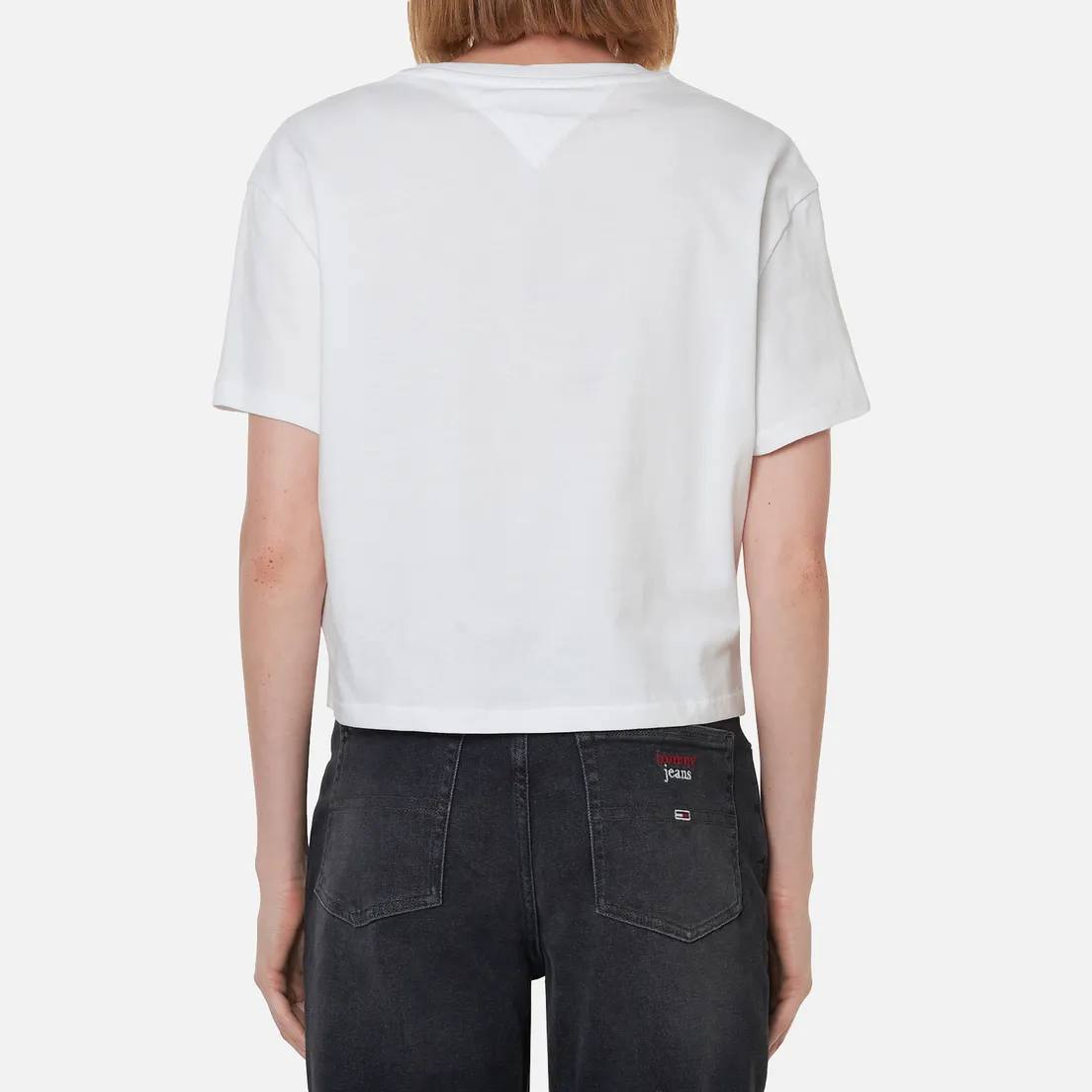 Tommy Jeans Женская футболка Organic Cotton Modern Linear Logo