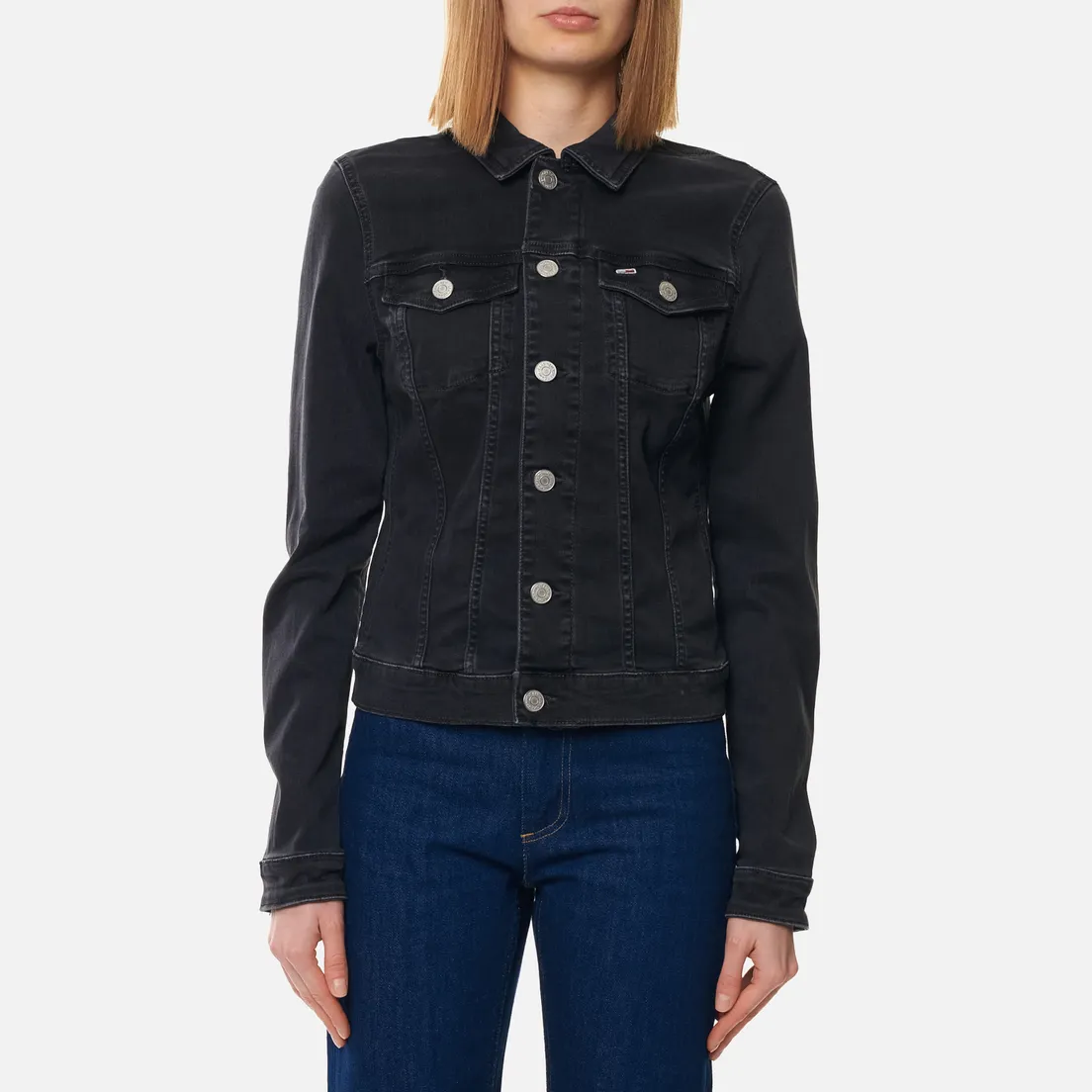 Tommy Jeans Женская джинсовая куртка Vivianne Slim Denim Trucker