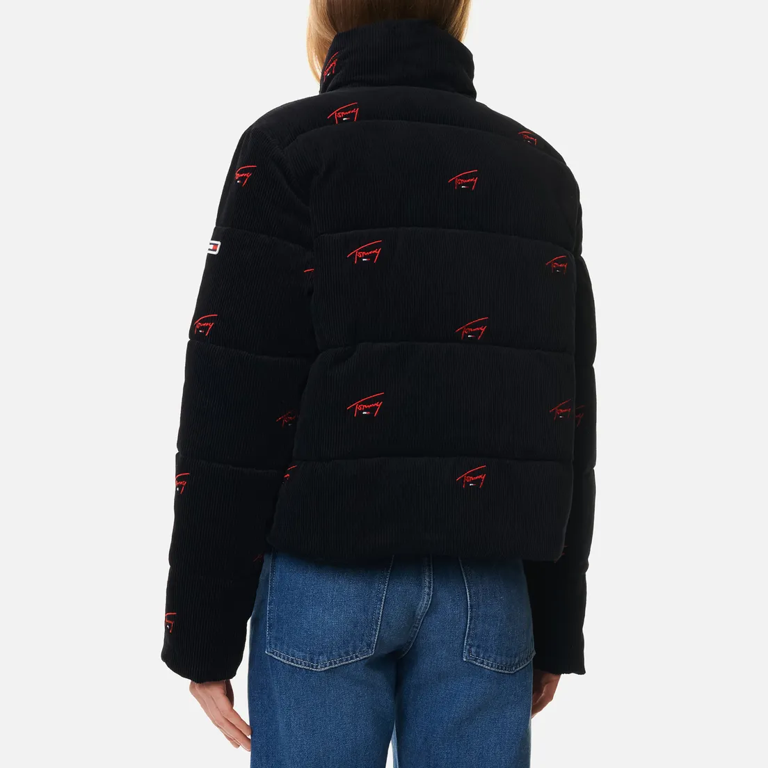 Tommy Jeans Женский пуховик Critter Corduroy Relaxed Fit Puffer