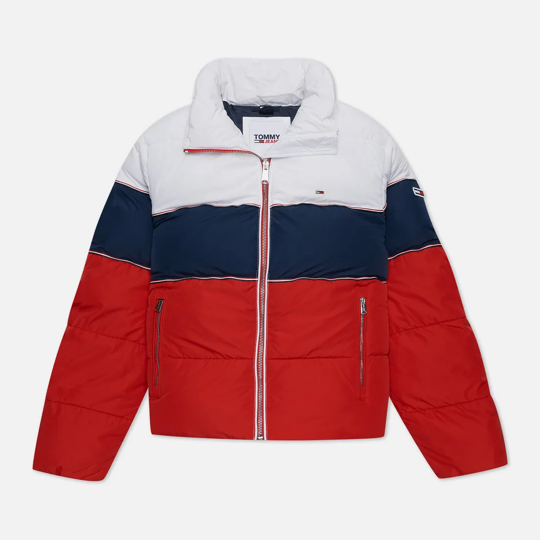 Tommy Jeans Женский пуховик Colour-Blocked Recycled Polyester Puffer
