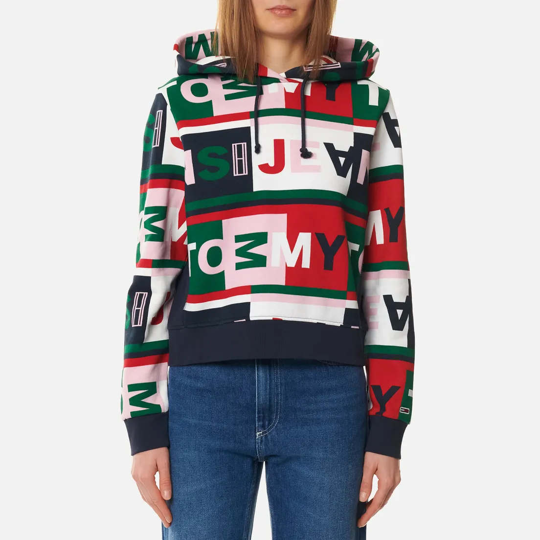 Tommy Jeans Женская толстовка All-Over Logo Print Hoody