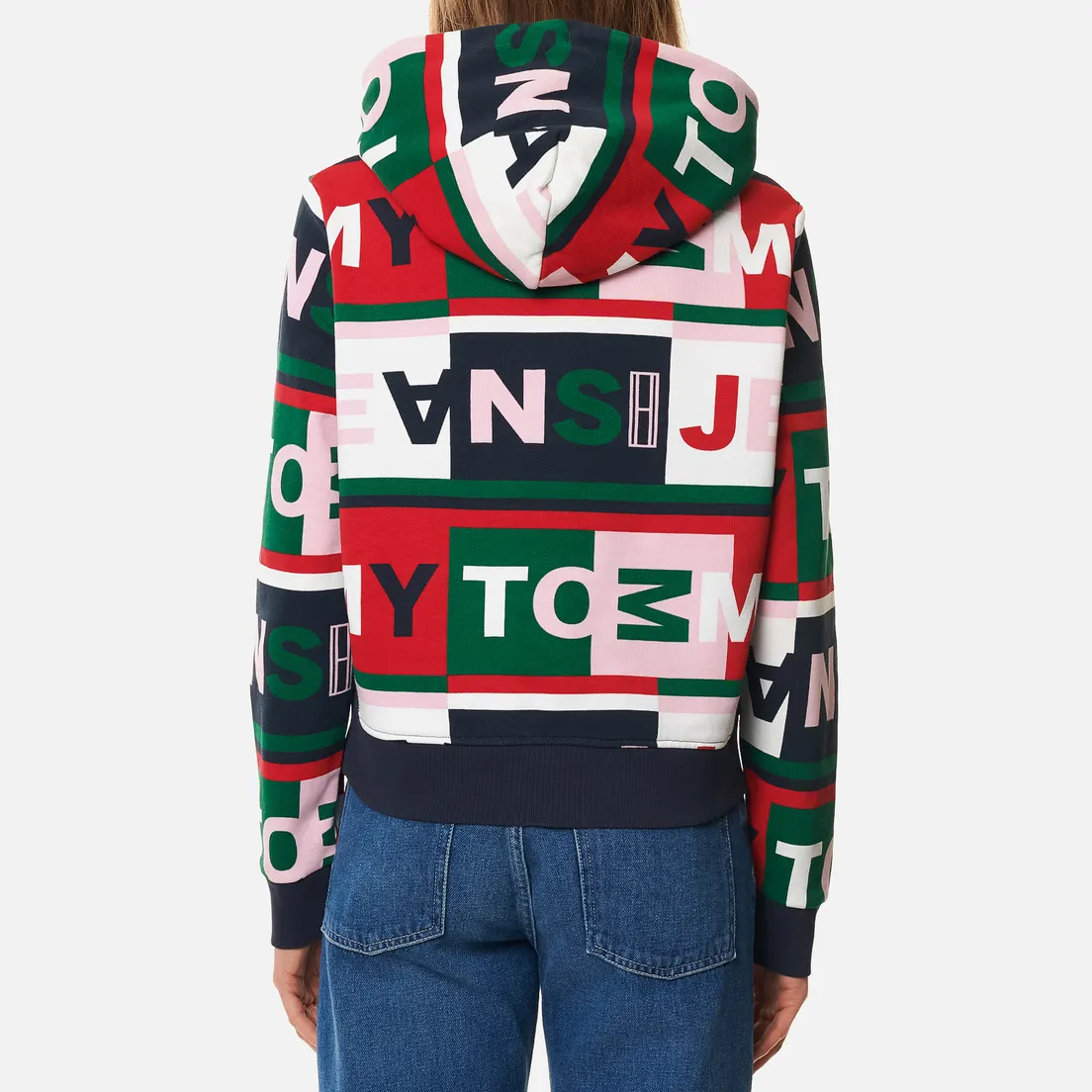 Tommy Jeans Женская толстовка All-Over Logo Print Hoody