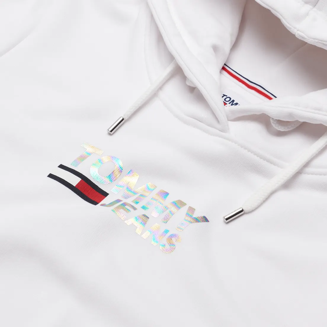 Tommy Jeans Женская толстовка Slim Metal Corp Logo Hoodie