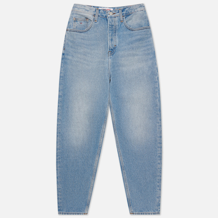 Женские джинсы Tommy Jeans Mom Super High Rise Tapered, цвет голубой, размер 28/30