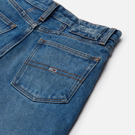 Женские джинсы Tommy Jeans Mom Ultra High Rise Tapered Mid Blue Rigid