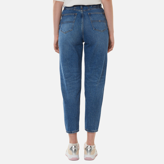 Женские джинсы Tommy Jeans Mom Ultra High Rise Tapered Mid Blue Rigid