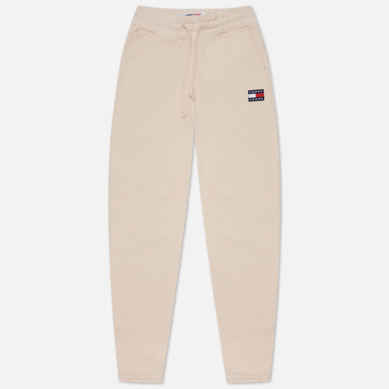 Женские брюки Tommy Jeans Tommy Badge Relaxed Joggers Smooth Stone