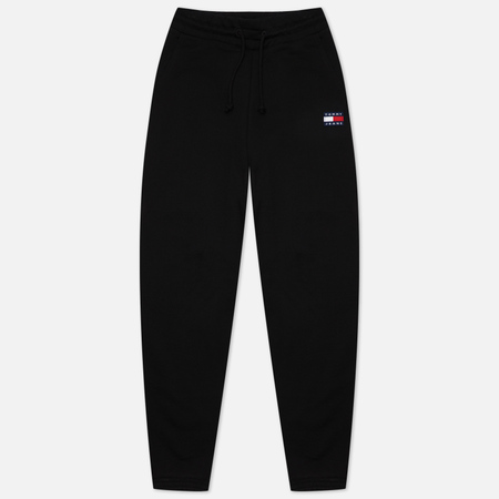 Женские брюки Tommy Jeans Tommy Badge Relaxed Joggers, цвет чёрный, размер XS