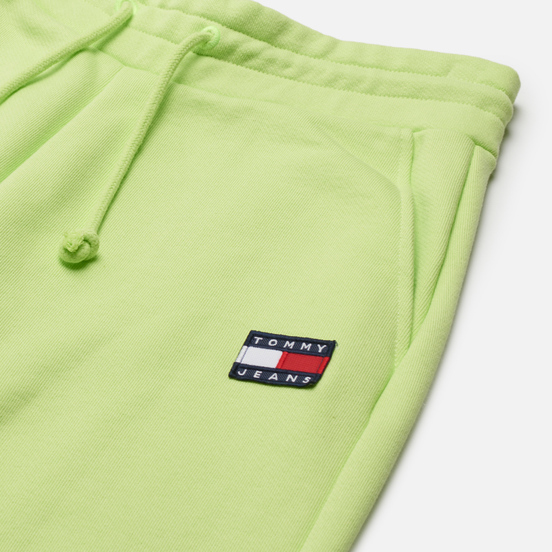 Женские брюки Tommy Jeans Tommy Badge Relaxed Fit Joggers Faded Lime