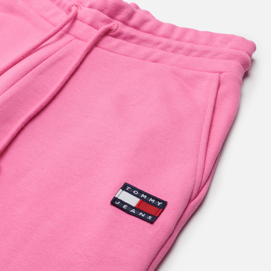 Женские брюки Tommy Jeans Tommy Badge Relaxed Fit Joggers Pink Daisy