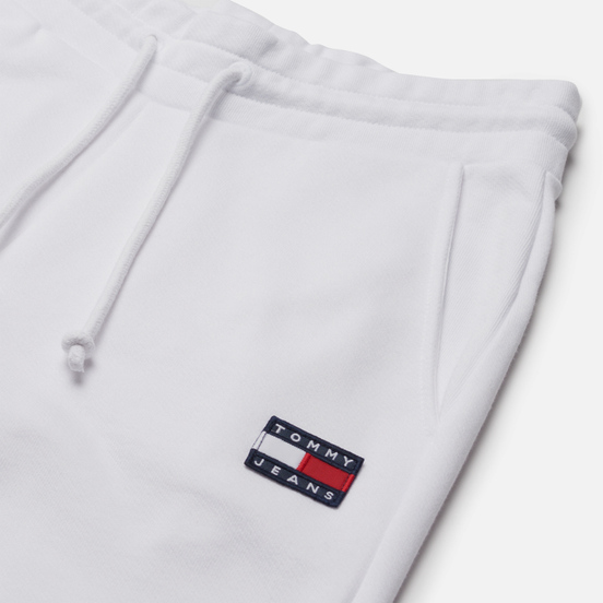 Женские брюки Tommy Jeans Tommy Badge Relaxed Fit Joggers White