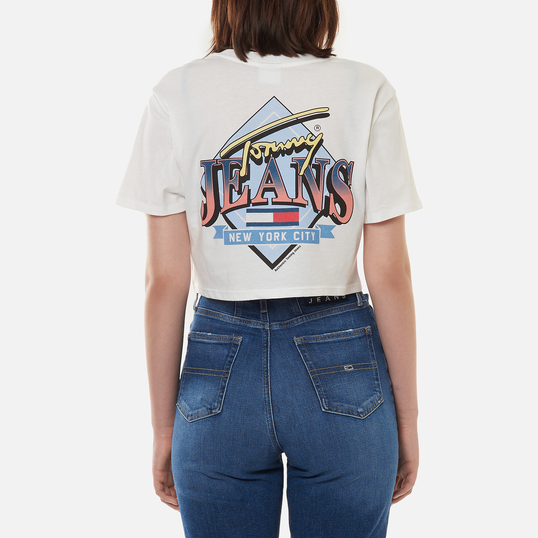 Tommy Jeans Женская футболка Back Graphic Cropped Fit