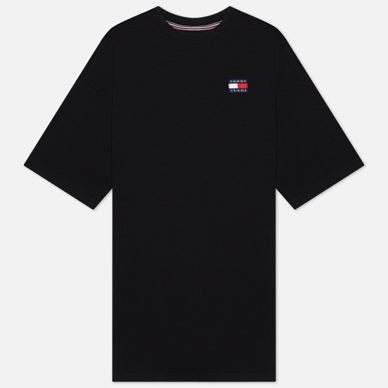 Женское платье Tommy Jeans Tommy Badge Oversized Black