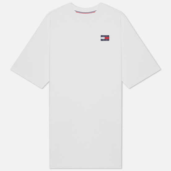 Женское платье Tommy Jeans Tommy Badge Oversized White