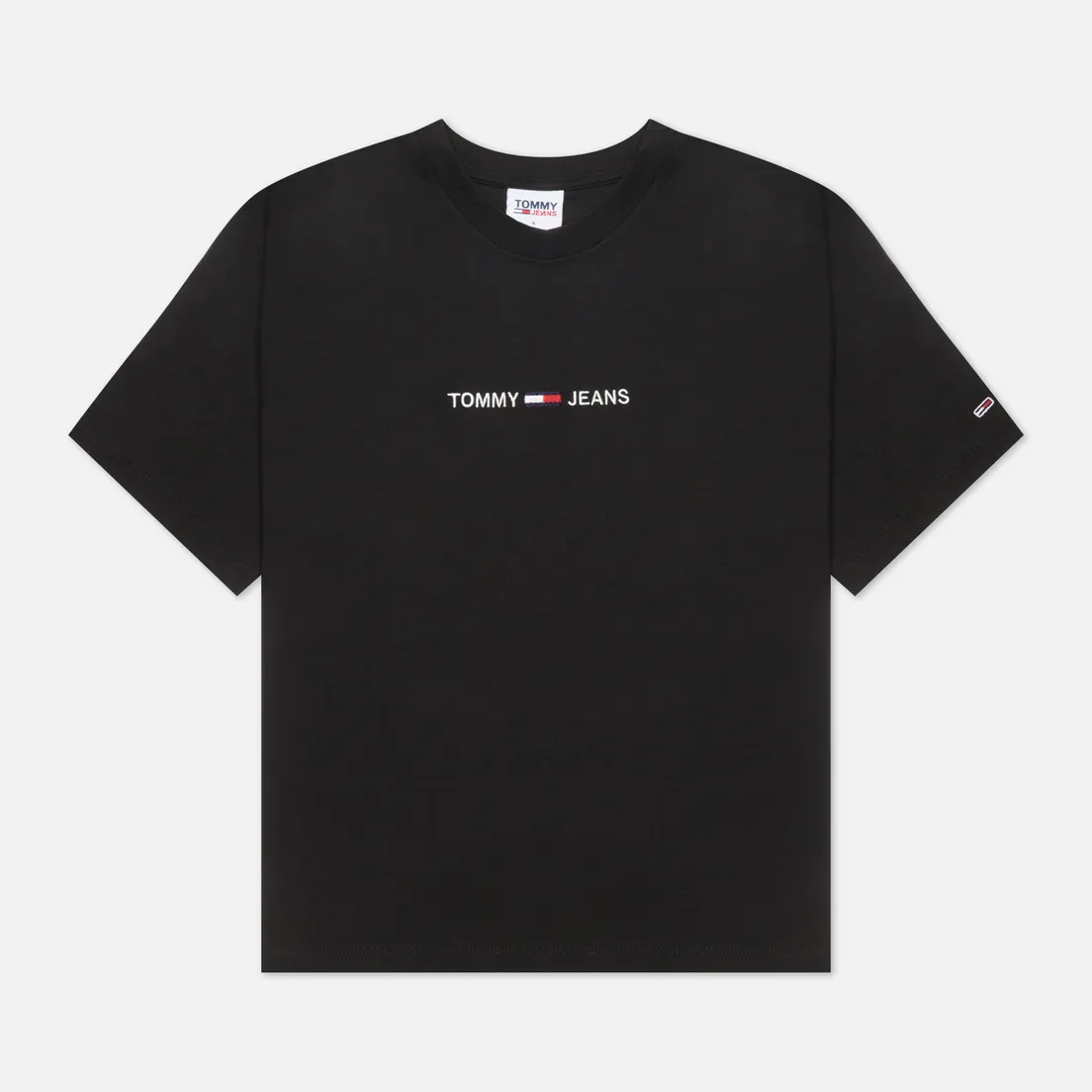 Tommy Jeans Женская футболка Logo Embroidery Organic Cotton