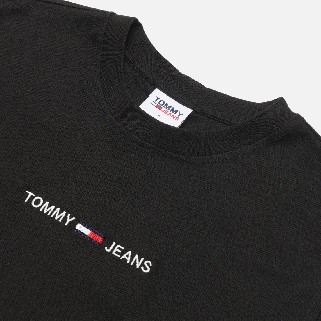 Tommy Jeans Женская футболка Logo Embroidery Organic Cotton