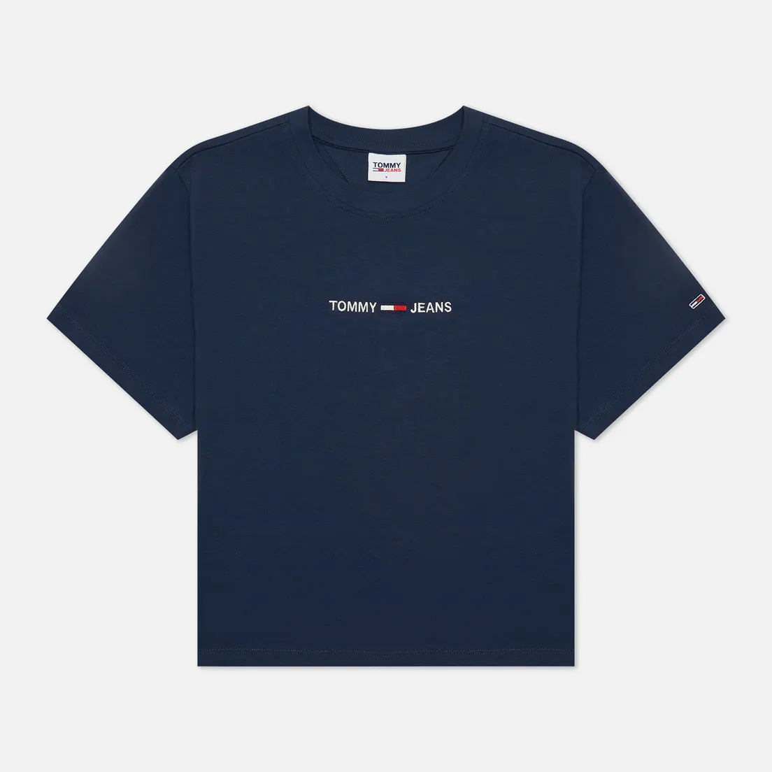 Tommy Jeans Женская футболка Logo Embroidery Organic Cotton