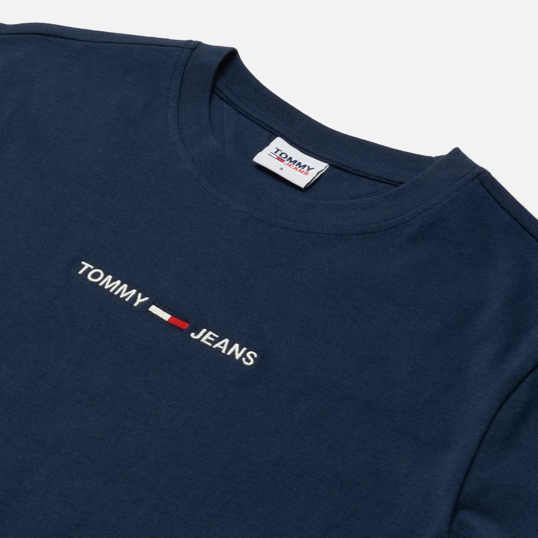 Tommy Jeans Женская футболка Logo Embroidery Organic Cotton
