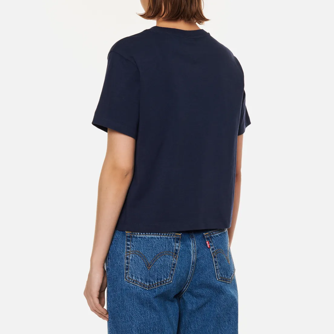 Tommy Jeans Женская футболка Logo Embroidery Organic Cotton