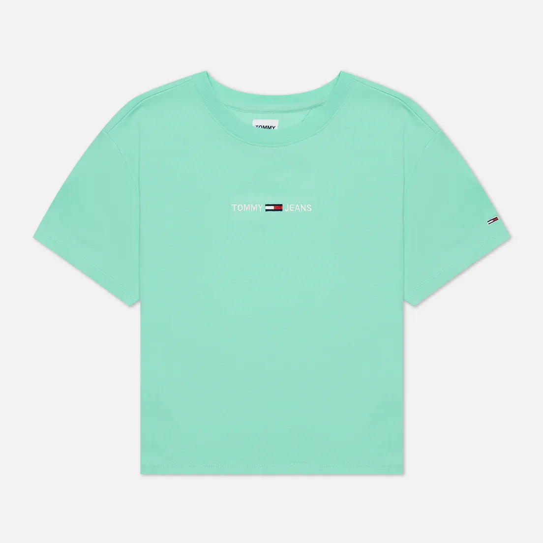 Tommy Jeans Женская футболка Logo Embroidery Organic Cotton