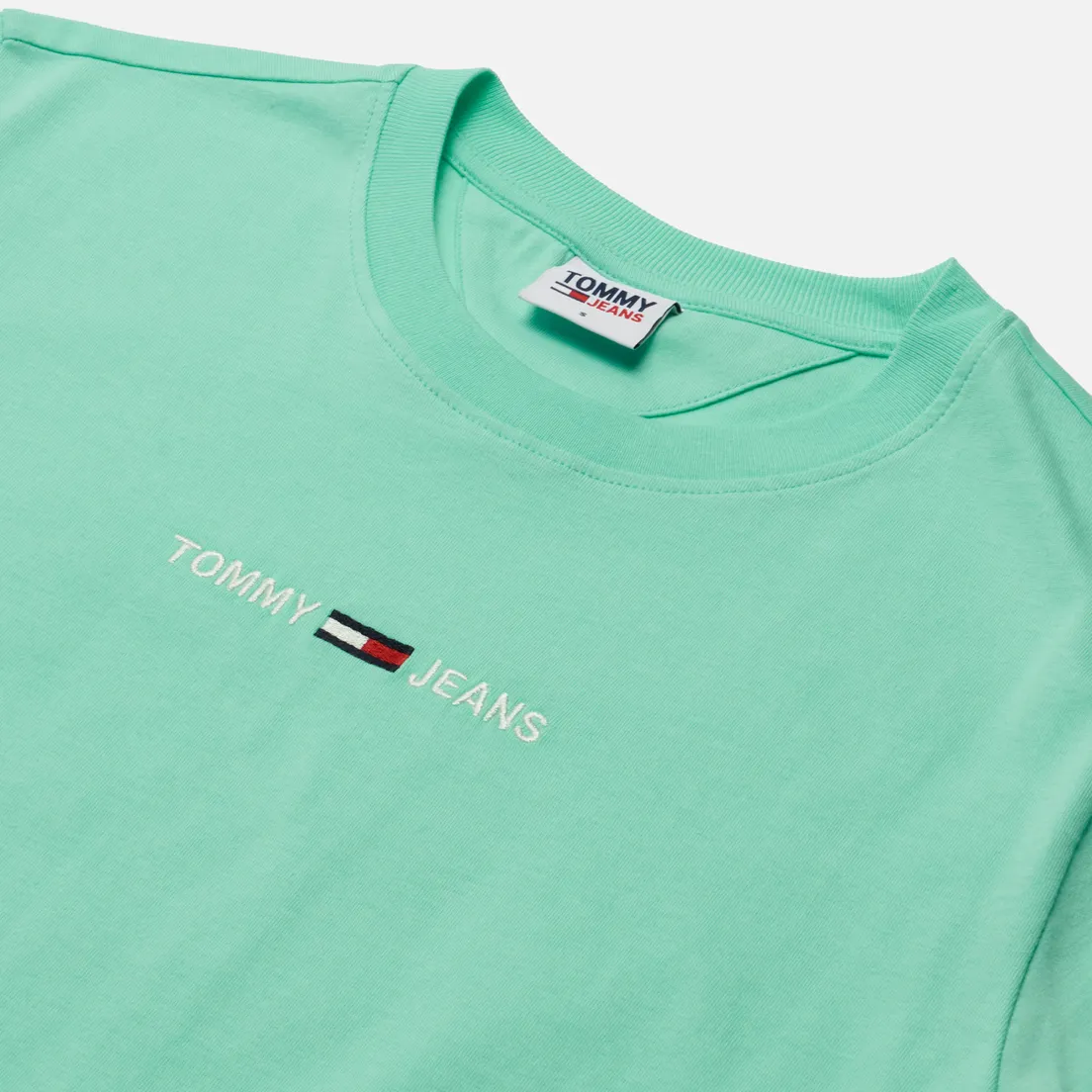 Tommy Jeans Женская футболка Logo Embroidery Organic Cotton