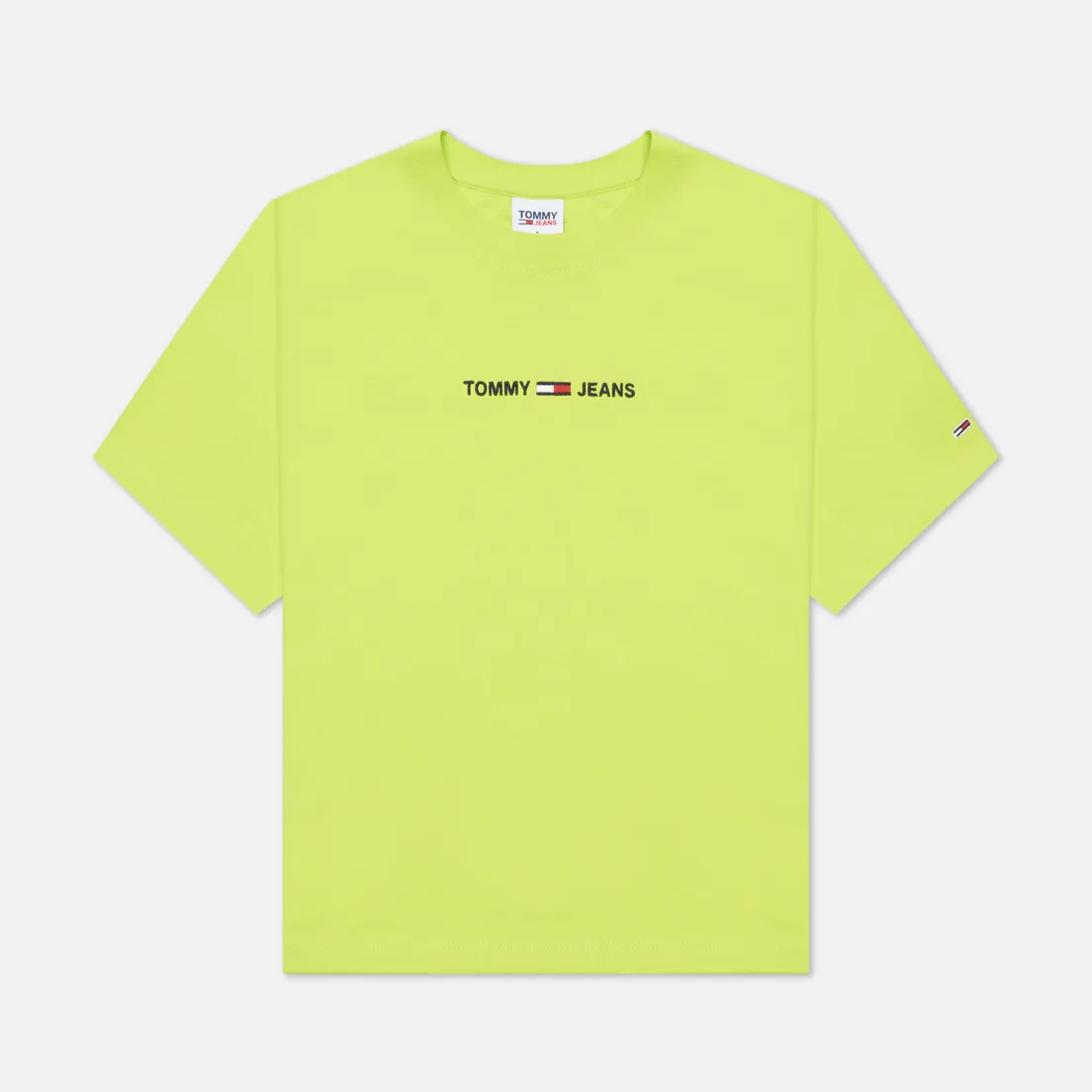 Tommy Jeans Женская футболка Logo Embroidery Organic Cotton
