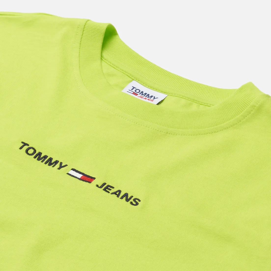 Tommy Jeans Женская футболка Logo Embroidery Organic Cotton