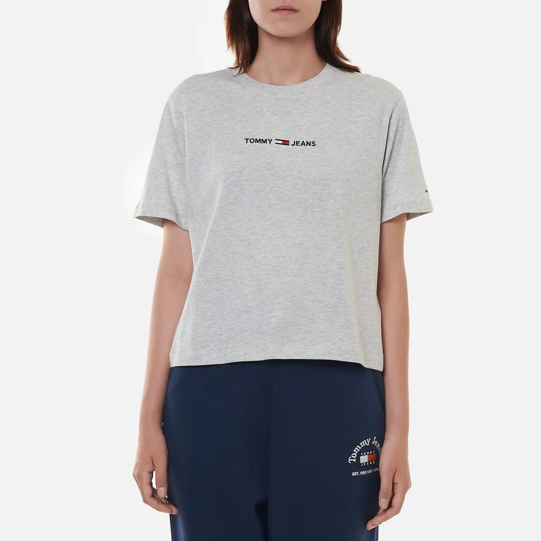 Tommy Jeans Женская футболка Logo Embroidery Organic Cotton