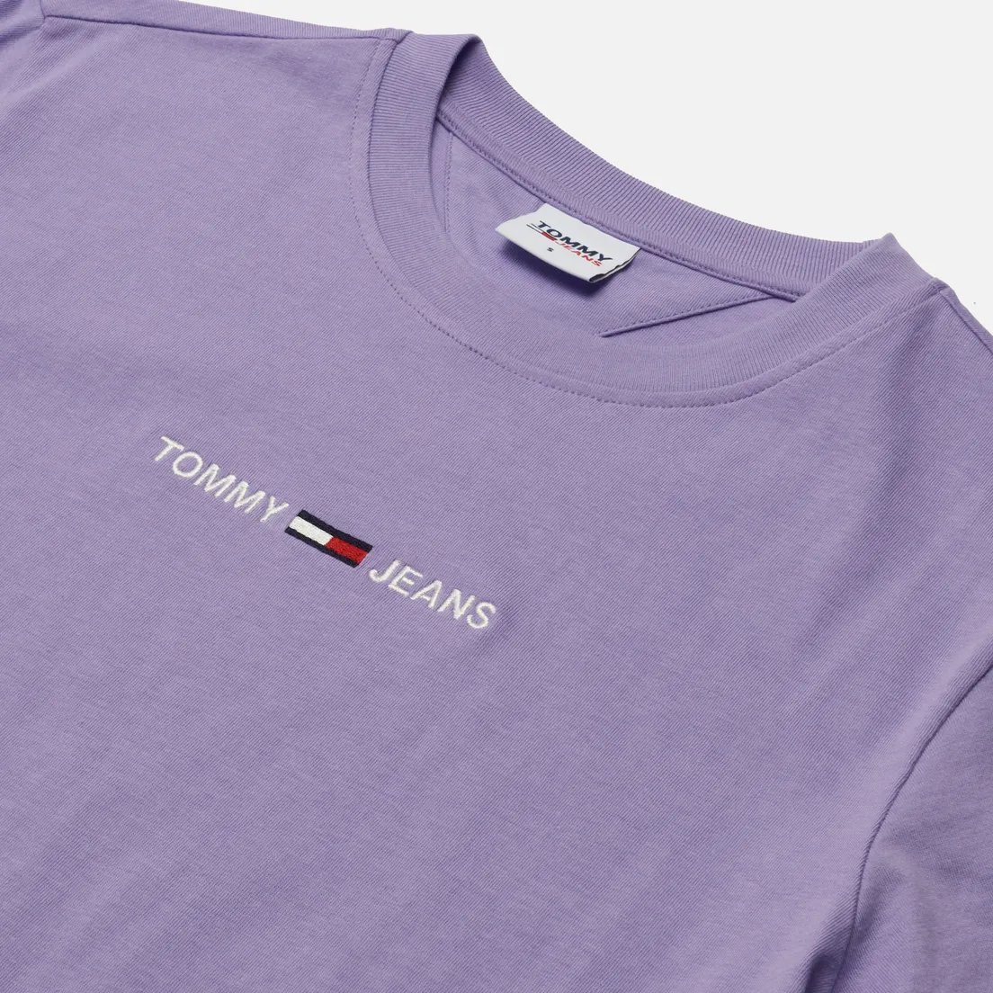 Tommy Jeans Женская футболка Logo Embroidery Organic Cotton