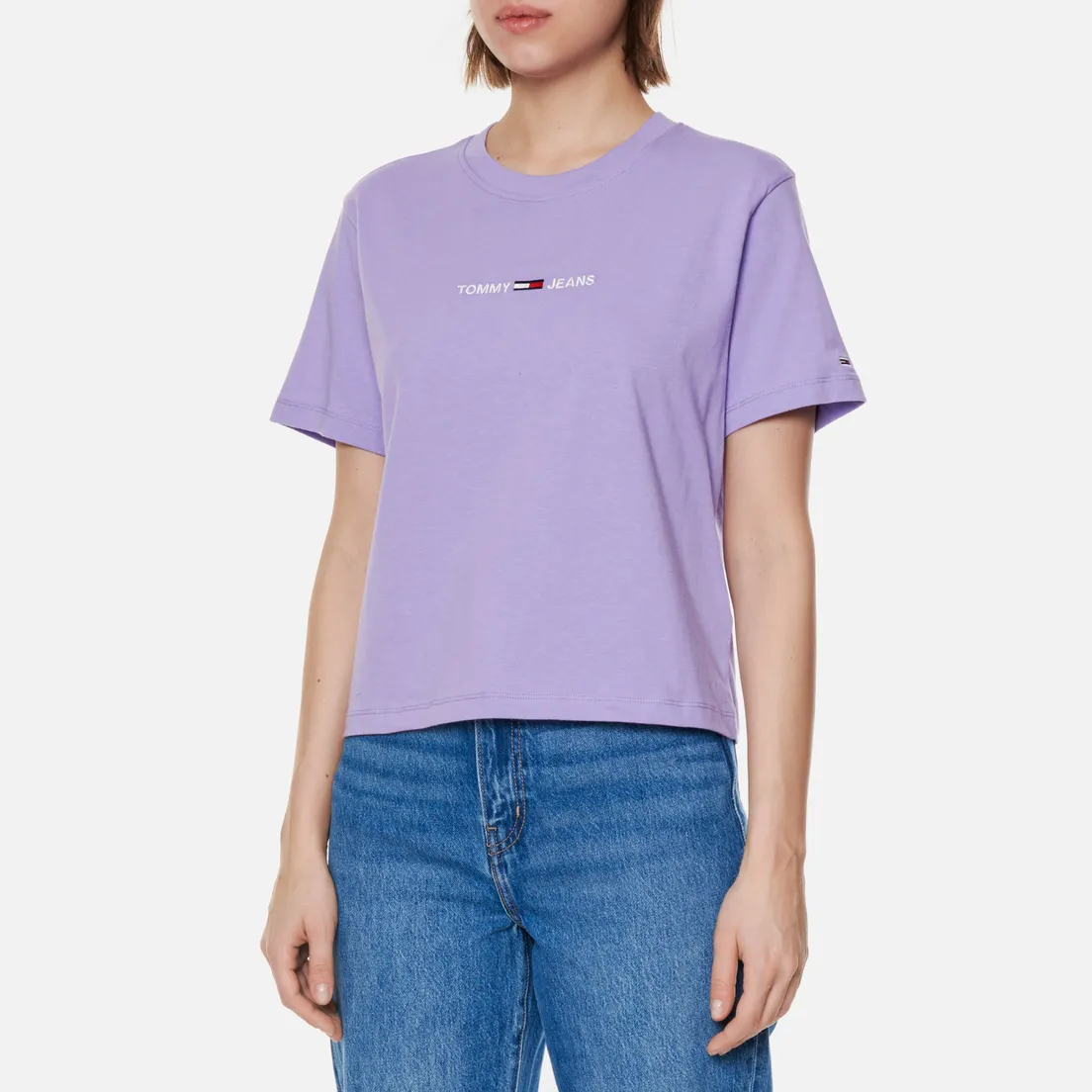 Tommy Jeans Женская футболка Logo Embroidery Organic Cotton
