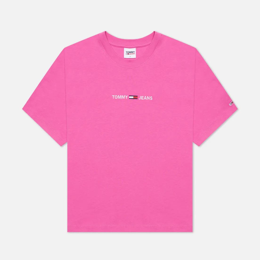 Tommy Jeans Женская футболка Logo Embroidery Organic Cotton