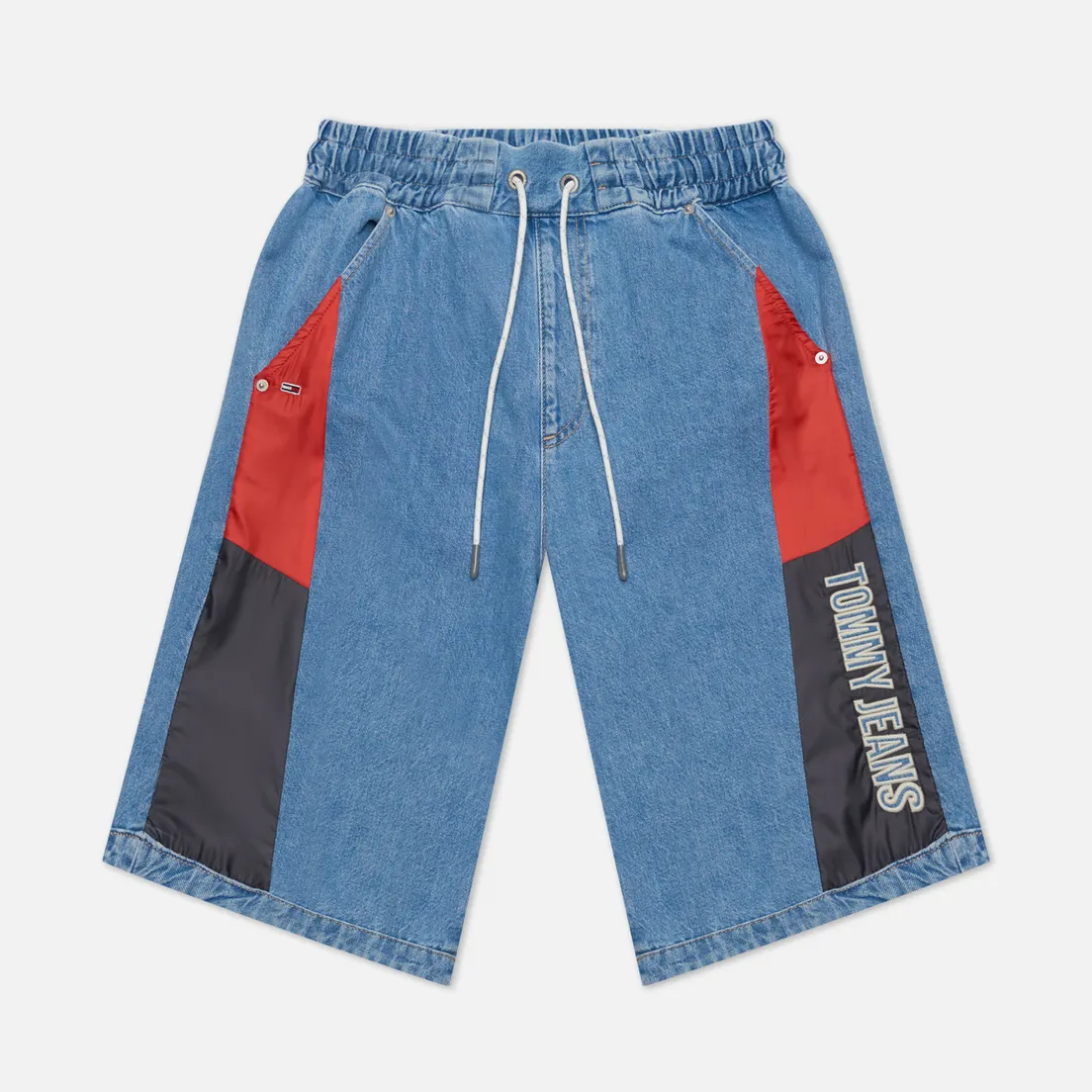 Tommy Jeans Женские шорты Colour-Blocked Panels Baggy Denim