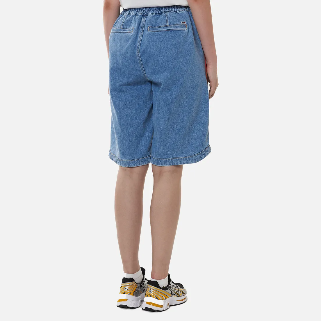 Tommy Jeans Женские шорты Colour-Blocked Panels Baggy Denim