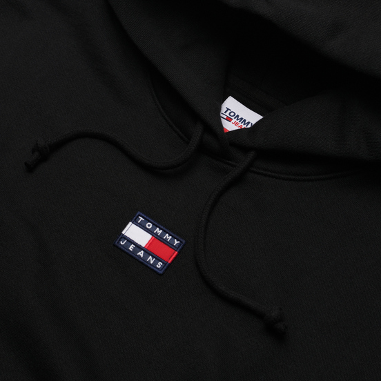 Женская толстовка Tommy Jeans Tommy Center Badge Hoodie Black