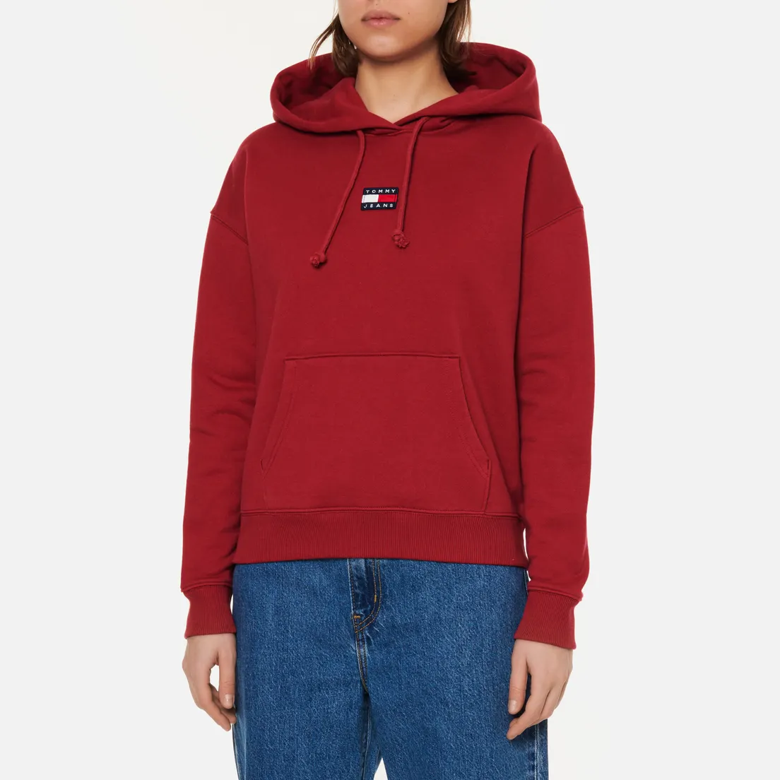 Tommy Jeans Женская толстовка Tommy Center Badge Hoodie