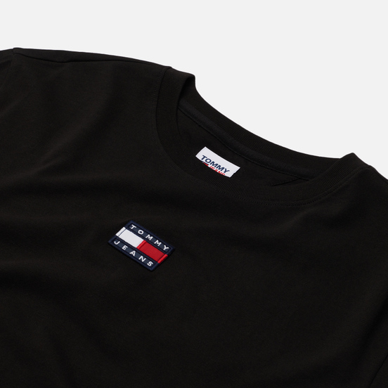 Женская футболка Tommy Jeans Tommy Center Badge Black