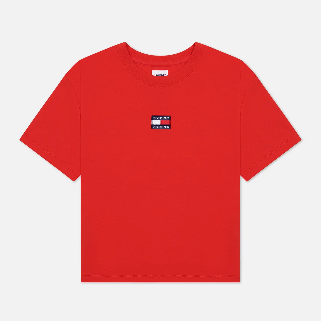 Tommy Jeans Женская футболка Tommy Center Badge Crew Neck