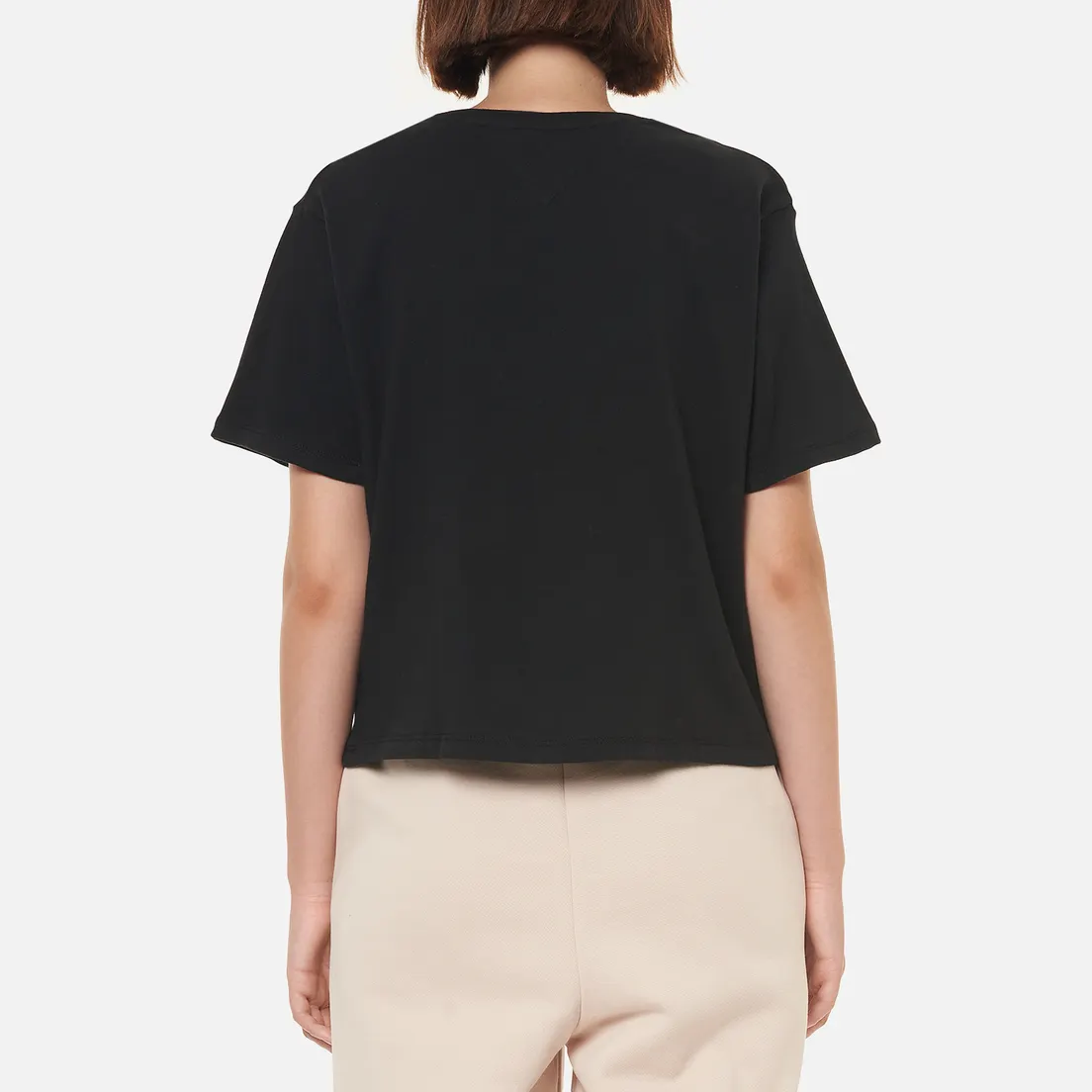 Tommy Jeans Женская футболка Crop Metallic Flag