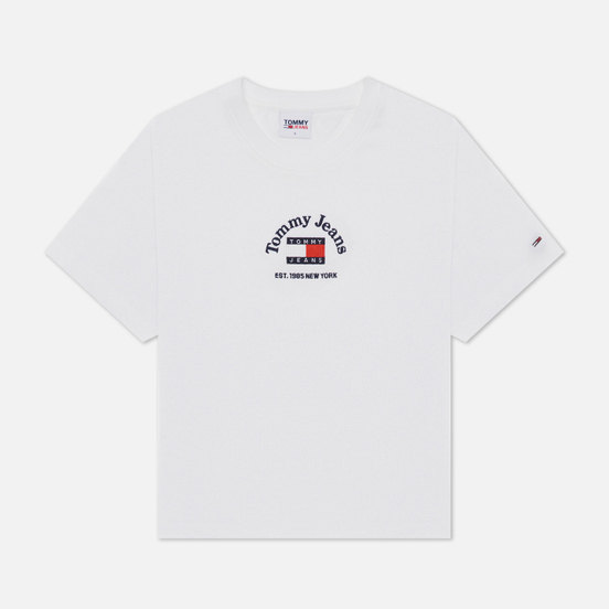 Женская футболка Tommy Jeans Boxy Crop Timeless Tommy 1 White