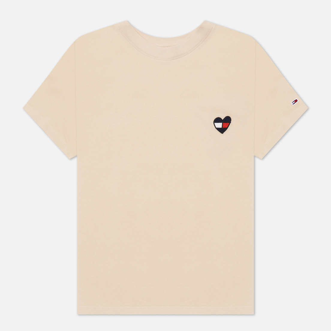 Tommy Jeans Женская футболка Regular Homespun Heart