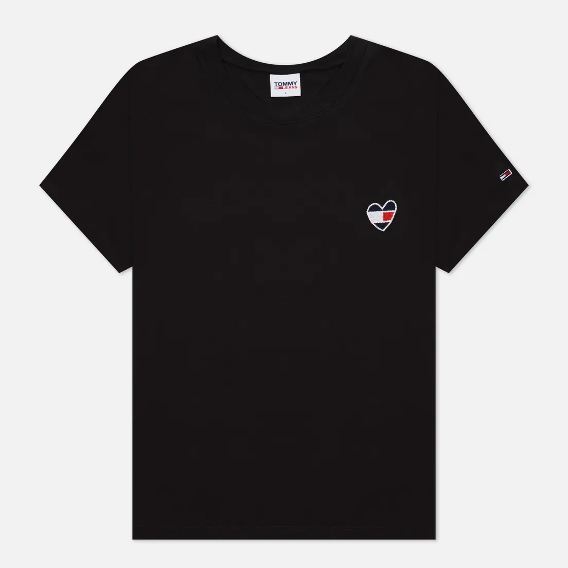 Tommy Jeans Женская футболка Regular Homespun Heart