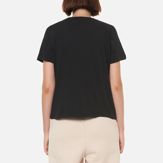 Женская футболка Tommy Jeans Regular Homespun Heart Black